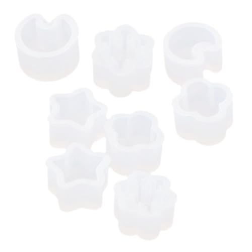 jojofuny 8 Stück Teiliges Silikon Schmuckform für Ohrringe mit Stern Mond Schneeflocke und Blume Flexible Reißfeste Gießform für Epoxidharz Schmuckherstellung DIY Harz Anhänger Formen jojofuny 8 Stück Teiliges Silikon Schmuckform für Ohrringe mit Stern Mond Schneeflocke und Blume Flexible Reißfeste Gießform für Epoxidharz Schmuckherstellung DIY Harz Anhänger Formen von jojofuny