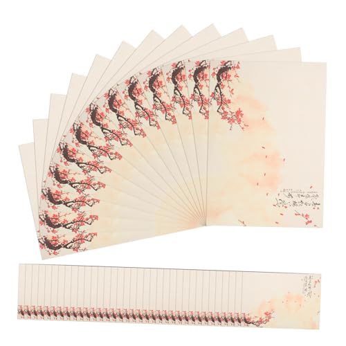 jojofuny 80 Blatt Pflaumenblüten-Briefpapier Schreibpapier für Schreibwaren altes Schreibpapier Pergamentpapier Briefe tragbares Briefpapier Schreibwaren Briefpapier jojofuny 80 Blatt Pflaumenblüten-Briefpapier Schreibpapier für Schreibwaren altes Schreibpapier Pergamentpapier Briefe tragbares Briefpapier Schreibwaren Briefpapier von jojofuny