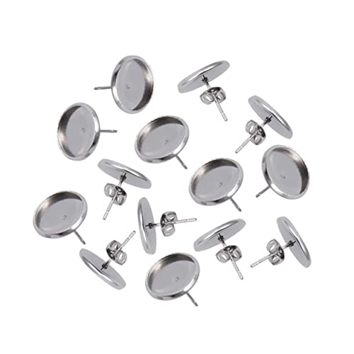 jojofuny 80 Stück Teiliges Ohrstecker mit Runden Cabochon Trays und Ohrverschlüssen DIY Schmuckherstellung für Ohrringe und Anhänger jojofuny 80 Stück Teiliges Ohrstecker mit Runden Cabochon Trays und Ohrverschlüssen DIY Schmuckherstellung für Ohrringe und Anhänger von jojofuny