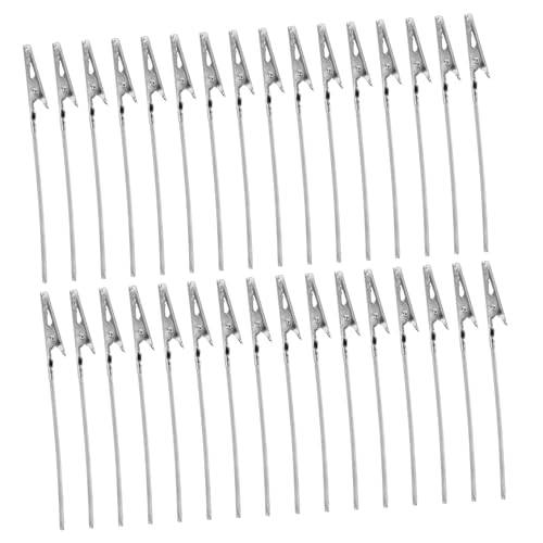 jojofuny 80 Stück Teiliges Stahl Langer Metall-draht Krokodilklemme Kartenhalter für Notizen Fotos Memo Büro und DIY Bastelbedarf jojofuny 80 Stück Teiliges Stahl Langer Metall-draht Krokodilklemme Kartenhalter für Notizen Fotos Memo Büro und DIY Bastelbedarf von jojofuny