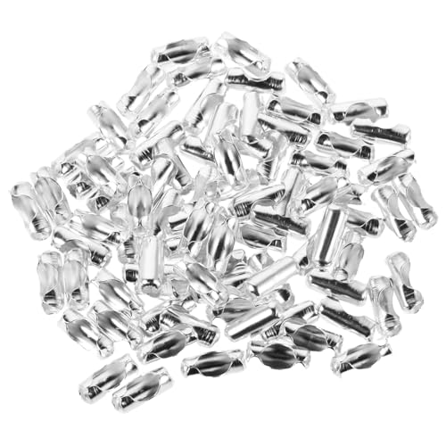 jojofuny 800 Stück Metall Kugelkettenverbinder Clips Schmuck Verschluss DIY Perlenkette Reparatur Zubehör für Armbänder Halsketten Pull Chain Connectors jojofuny 800 Stück Metall Kugelkettenverbinder Clips Schmuck Verschluss DIY Perlenkette Reparatur Zubehör für Armbänder Halsketten Pull Chain Connectors von jojofuny