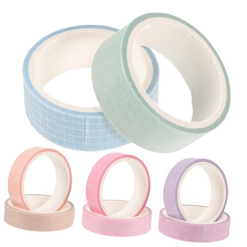 jojofuny 8Rollen Vintage Washi Tape Dekoratives Klebeband für DIY Projekte Scrapbooking Journals und Handwerk Individuelles Zuschneiden von jojofuny