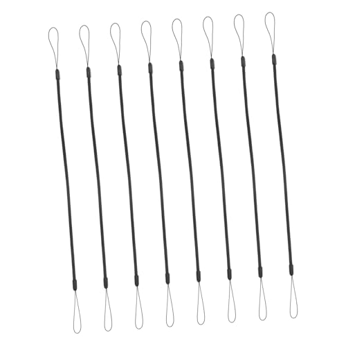 jojofuny 8Stücke Elastische Stifthalter Leine Diebstahl Lanyard für Touchscreen Stifte für Klemmbrett Ausweise und Hohe Elastizität und Minimalistisches Design von jojofuny