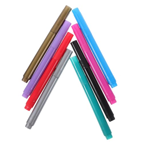 jojofuny 8Stücke Wiederverwendbare Weinglas Marker Waschbare Farbmarker für Designs und Dekoration von Gläsern für Partys und Besondere Anlässe jojofuny 8Stücke Wiederverwendbare Weinglas Marker Waschbare Farbmarker für Designs und Dekoration von Gläsern für Partys und Besondere Anlässe von jojofuny