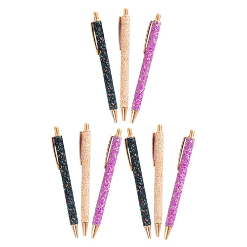 jojofuny 9 Stück Teiliges Glitzer Kugelschreiber Mehrfarbig Einziehbar Bunte Sequin Stifte mit Schwarzer Tinte Niedlich Cartoon Schreibstifte für Schule Büro Kreative Schreibwaren jojofuny 9 Stück Teiliges Glitzer Kugelschreiber Mehrfarbig Einziehbar Bunte Sequin Stifte mit Schwarzer Tinte Niedlich Cartoon Schreibstifte für Schule Büro Kreative Schreibwaren von jojofuny