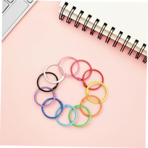 jojofuny 90 Stück Teiliges Bunte Metall Buchringe Stabile Binder Ringe Vielseitig für Schlüsselanhänger Karteikarten Notizbücher Robustes Material für Büro Schule Zuhause jojofuny 90 Stück Teiliges Bunte Metall Buchringe Stabile Binder Ringe Vielseitig für Schlüsselanhänger Karteikarten Notizbücher Robustes Material für Büro Schule Zuhause von jojofuny