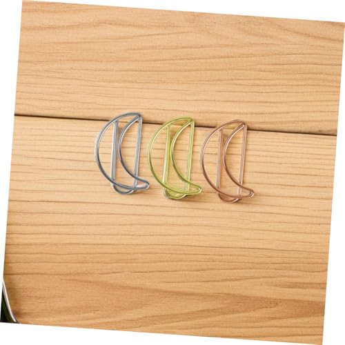 jojofuny 90 Stück Teiliges Mondförmige Büroklammern Dekorative Paperclip Lesezeichen mit Glatter Oberfläche Vielseitig als Memo Holder und Seitenmarker für Büro Schule und Zuhause jojofuny 90 Stück Teiliges Mondförmige Büroklammern Dekorative Paperclip Lesezeichen mit Glatter Oberfläche Vielseitig als Memo Holder und Seitenmarker für Büro Schule und Zuhause von jojofuny