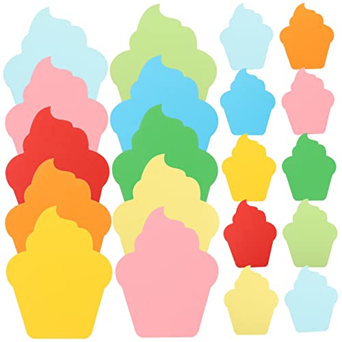 jojofuny 90Stücke Bunte Papierausschnitte für Teiliges mit Kuchenformen für DIY Dekorationen für Themenpartys Schulprojekte und Kreative Bastelideen jojofuny 90Stücke Bunte Papierausschnitte für Teiliges mit Kuchenformen für DIY Dekorationen für Themenpartys Schulprojekte und Kreative Bastelideen von jojofuny