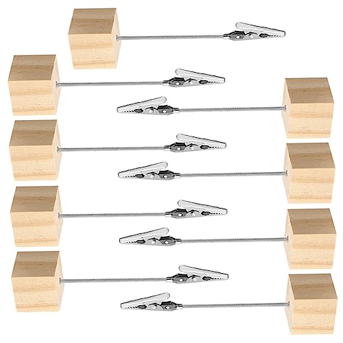 jojofuny 9Stücke Teiliges Holz Notizclips mit Stabiler Basis Kreative Fotohalter für Menüständer Memo und Kartenhalter Mehrzweckanwendung für Dekoration und Organisation jojofuny 9Stücke Teiliges Holz Notizclips mit Stabiler Basis Kreative Fotohalter für Menüständer Memo und Kartenhalter Mehrzweckanwendung für Dekoration und Organisation von jojofuny