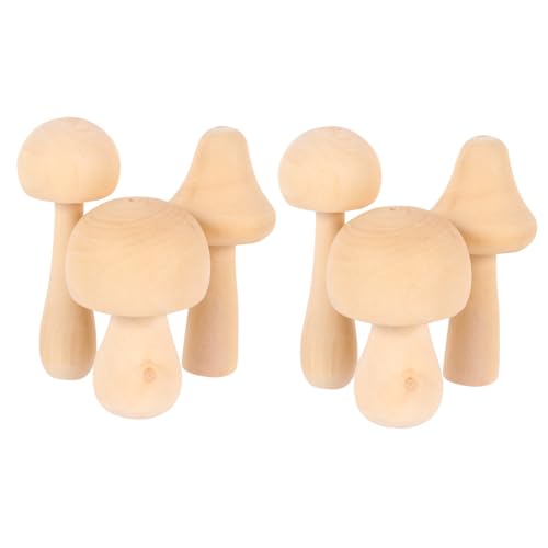 jojofuny 9Stücke Teiliges Unfertiges Holzhandwerk für DIY Pilzformen Naturmaterialien für Malerei und Gestaltungen Fördert Fantasie und Praktische Fähigkeiten jojofuny 9Stücke Teiliges Unfertiges Holzhandwerk für DIY Pilzformen Naturmaterialien für Malerei und Gestaltungen Fördert Fantasie und Praktische Fähigkeiten von jojofuny