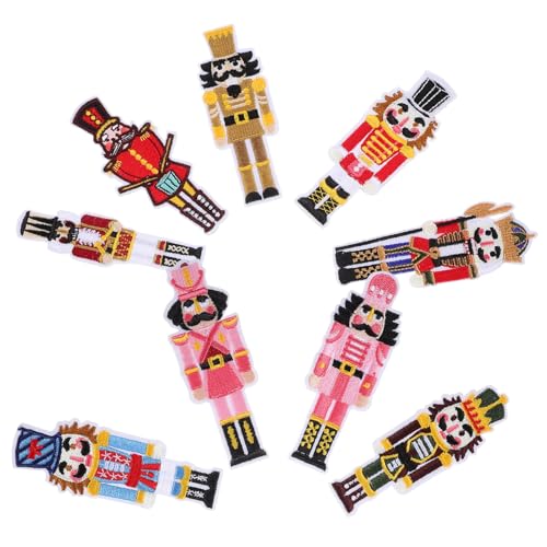 jojofuny 9Stücke Teiliges Weihnachtsmotive Aufnäher Bestickte Bügelbilder Für Kleidung Taschen Und Rucksäcke DIY Kleiderflicken Für Dekoration Und Reparatur Langlebig jojofuny 9Stücke Teiliges Weihnachtsmotive Aufnäher Bestickte Bügelbilder Für Kleidung Taschen Und Rucksäcke DIY Kleiderflicken Für Dekoration Und Reparatur Langlebig von jojofuny