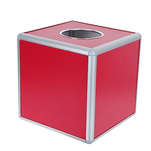 jojofuny Abnehmbare Gewinnspielbox aus Aluminiumlegierung Transparente Lotteriekiste für Abstimmungen Spenden und Vorschläge von jojofuny