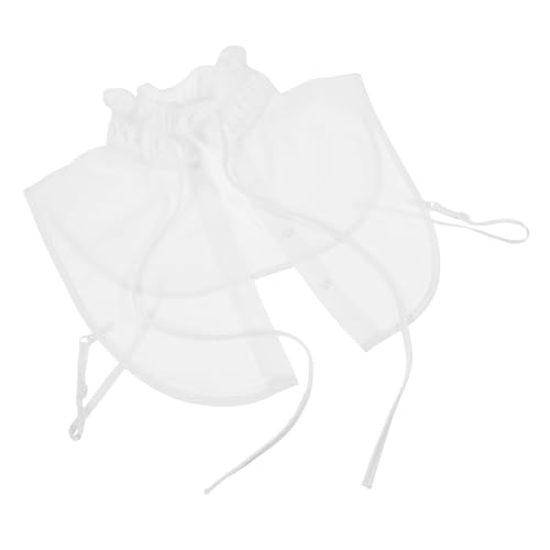 jojofuny Abnehmbarer Falscher Kragen Damen Vielseitiger Fake Collar aus Weichem Material Modischer Blusenkragen Einsatz für Hemd und Shirt Bequem und Dekorativ für Büro und Alltag Weiß jojofuny Abnehmbarer Falscher Kragen Damen Vielseitiger Fake Collar aus Weichem Material Modischer Blusenkragen Einsatz für Hemd und Shirt Bequem und Dekorativ für Büro und Alltag Weiß von jojofuny