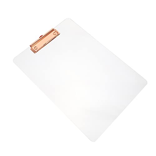 jojofuny Acryl Clipboard für Studenten Transparente Schreibunterlage Stabiler Clip für Sichere Dokumentenaufbewahrung Leicht für Schule und Büro jojofuny Acryl Clipboard für Studenten Transparente Schreibunterlage Stabiler Clip für Sichere Dokumentenaufbewahrung Leicht für Schule und Büro von jojofuny