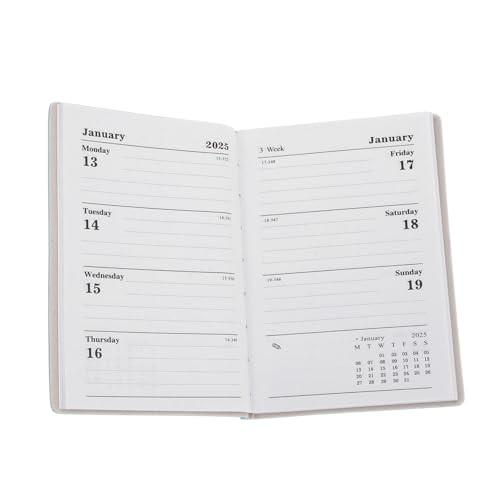 jojofuny Agenda Buch Büroplanungsplaner Täglicher Arbeitsplaner Notizbuch Notizbücher Taschennotizbuchplaner Professioneller Einfacher Bis Tragbarer Süßer Notizblock Tagesplaner Buch Thema von jojofuny