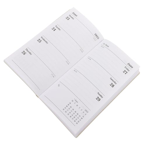 jojofuny Agenda Buch Tagesplaner Tragbarer Notizblock Zeitplan Täglich Für Organizer Notizbücher Geschäftsplanung Notizbuch Planer Buch Planer Journal Akademischer Planer Pu von jojofuny
