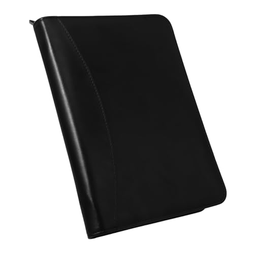 jojofuny Aktentasche aktenmappe aufbewahrungstasche Business-Dokumentenmappe Dokumentenorganizer Dokumentenordner Geschäftsportfolio Ordner-Portfolio-Organizer Padfolio für Männer Pu Black jojofuny Aktentasche aktenmappe aufbewahrungstasche Business-Dokumentenmappe Dokumentenorganizer Dokumentenordner Geschäftsportfolio Ordner-Portfolio-Organizer Padfolio für Männer Pu Black von jojofuny
