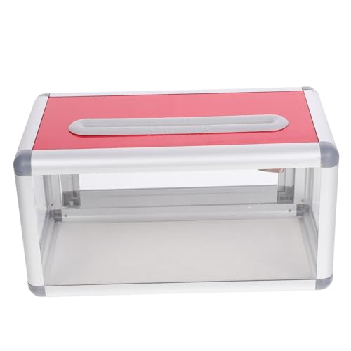 jojofuny Aluminium Visitenkartenbox Transparent Stabil Großer Kartenhalter für Schreibtisch Büro Organizer Leicht Tragbar Langlebig Einfach zu Reinigen jojofuny Aluminium Visitenkartenbox Transparent Stabil Großer Kartenhalter für Schreibtisch Büro Organizer Leicht Tragbar Langlebig Einfach zu Reinigen von jojofuny