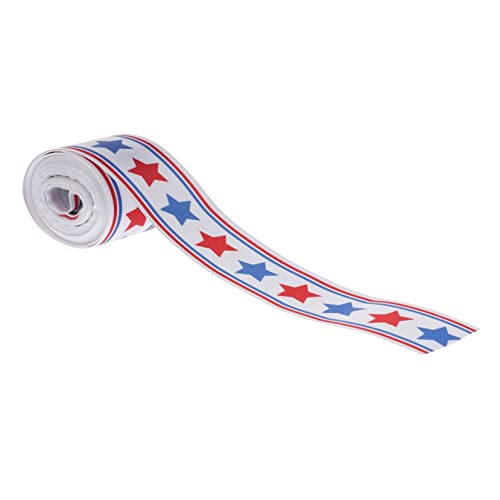 jojofuny Amerikanische Unabhängigkeitstag Dekorationsband Breites DIY Geschenkband für Party Hochzeit Blumenarrangements Bastelprojekte und Mehr von jojofuny
