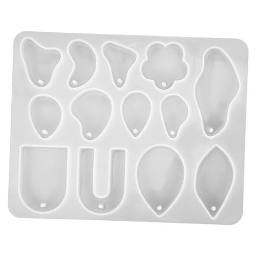 jojofuny Anhängerform UV Silikon Ohrring DIY Herstellung Charm Bastelschmuck Wiederverwendbare Epoxidharzform Hängende Schmuckform Anhängergussform Epoxidharz Ornamentformen Weißes jojofuny Anhängerform UV Silikon Ohrring DIY Herstellung Charm Bastelschmuck Wiederverwendbare Epoxidharzform Hängende Schmuckform Anhängergussform Epoxidharz Ornamentformen Weißes von jojofuny