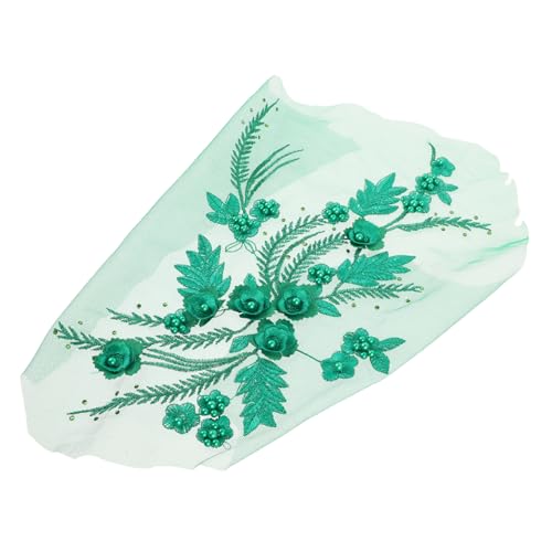 jojofuny Aufnäher Zum Aufnähen Stickerei Formelles Hochzeitskleid Gast Brautjungfer Applikation Abschlussballkleid Gefälschter Abend Brautstoff Kleidung Bestickte von jojofuny