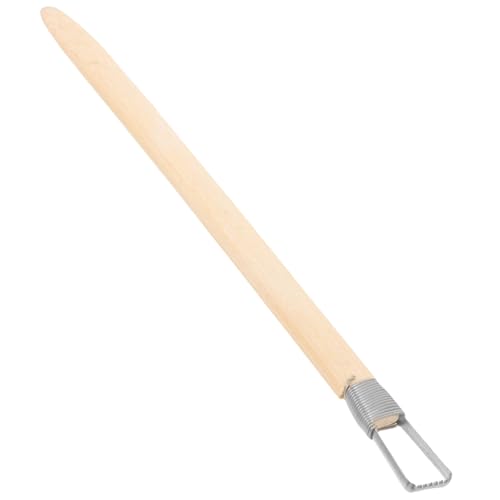 jojofuny Bambusschaber Bildhauerschaber aus Ton Form Modellierwerkzeug aus Keramik Handwerk Töpferwerkzeuge Polymer -Tonwerkzeuge Werkzeugsatz zum Schnitzen von Skulpturen Metall von jojofuny