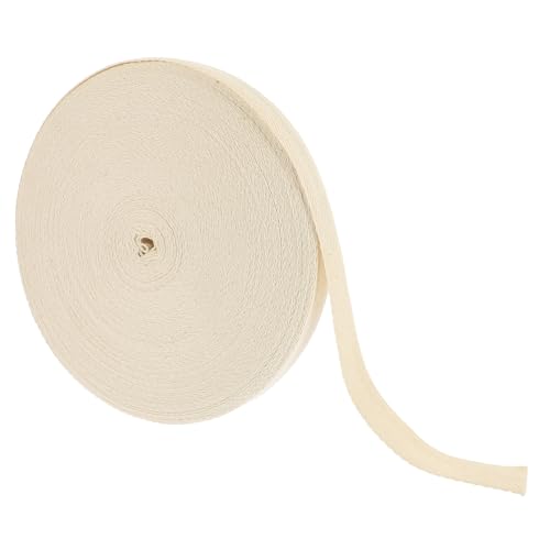 jojofuny Baumwoll Gurtband Breit Fischgrätenmuster Webbing Strap für DIY Bekleidung Taschen Handwerk Nähen und Dekoration Vielseitiges Baumwollband von jojofuny