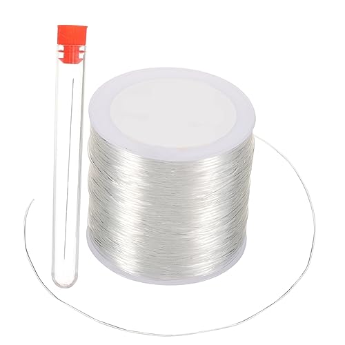 jojofuny Beading Tool mit Elastischem Nylonfaden Sticknadeln für DIY Armbänder und Schmuckherstellung Transparent Reißfest Einfaches Perlen Auffädeln von jojofuny