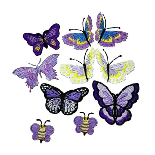 jojofuny Bestickte Schmetterlinge Bügelflicken Set Teiliges DIY Nähzubehör Langlebige Aufnäher zum Aufbügeln oder Annähen Vielseitig für Kleidung Taschen Hüte und Dekoration jojofuny Bestickte Schmetterlinge Bügelflicken Set Teiliges DIY Nähzubehör Langlebige Aufnäher zum Aufbügeln oder Annähen Vielseitig für Kleidung Taschen Hüte und Dekoration von jojofuny