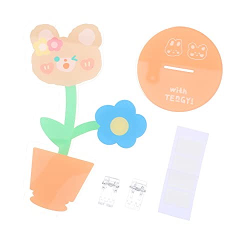 jojofuny Blumen Memo Halter aus Praktischer Schreibtisch Organizer für Notizen Fotos und Karten im Büro oder Zuhause Robuste und Hochwertige Verarbeitung für Täglichen Gebrauch von jojofuny