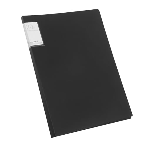 jojofuny Booklet-ordner Projektordner Dateiordner-organizer Dokumentieren Dateiorganisator Datei Papierordner A3-anzeigemappe Dokumentenmappe Plakatordner Black Plastik von jojofuny