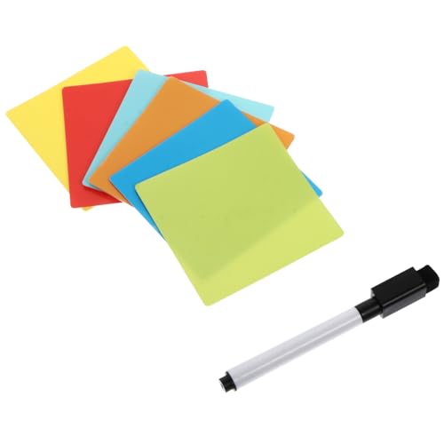 jojofuny Bunte Haftnotizen Memo -Notizen Etikett klebrig Pads die Büroaufkleber Klebestreifen wiederverwendbar selbstklebende Geschenkaufkleber Nachrichtenaufkleber Lesezeichenaufkleber tpe von jojofuny