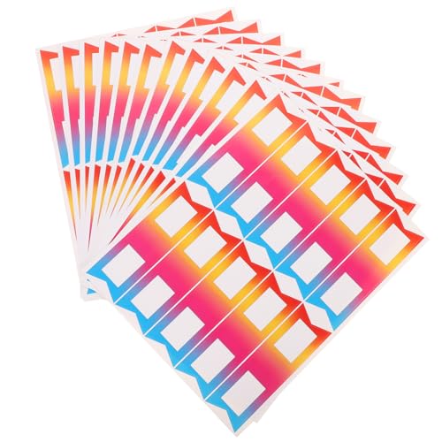 jojofuny Buntes Flaggenaufkleber Set für Schüler Selbstklebende Etiketten für Stifte Notizen und für Schule Organisation von Materialien jojofuny Buntes Flaggenaufkleber Set für Schüler Selbstklebende Etiketten für Stifte Notizen und für Schule Organisation von Materialien von jojofuny