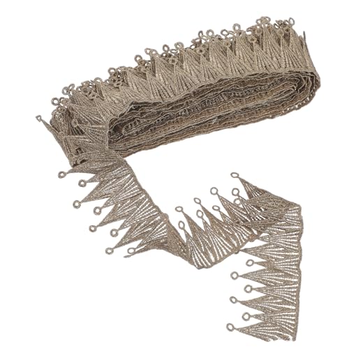 jojofuny Crown Lace Trim Vorhangborte aus Polyester DIY Stoffband zum Nähen Vielseitige Gardinen Kleidungszubehör für Kissen Decken Brautkleider und Bastelarbeiten jojofuny Crown Lace Trim Vorhangborte aus Polyester DIY Stoffband zum Nähen Vielseitige Gardinen Kleidungszubehör für Kissen Decken Brautkleider und Bastelarbeiten von jojofuny
