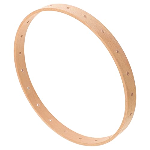 jojofuny DIY Holzrahmen für Handwerksprojekte Runde Woven Kreise für Wanddekoration Starker Langlebiger Bastelring für Hochzeitskränze und Kreative Bastelideen von jojofuny