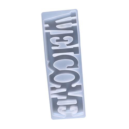 jojofuny DIY Silikonform für Epoxidharz Willkommen Schild Wiederverwendbare Kunsthandwerkform für Dekoration Einfache Anwendung und Reinigung für Projekte jojofuny DIY Silikonform für Epoxidharz Willkommen Schild Wiederverwendbare Kunsthandwerkform für Dekoration Einfache Anwendung und Reinigung für Projekte von jojofuny