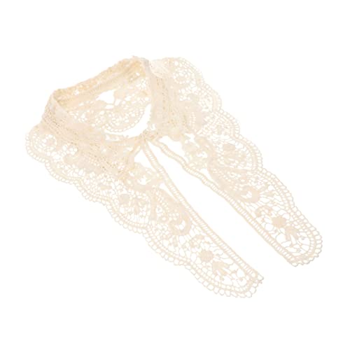 jojofuny DIY Spitzenbluse Kragen aus Wasserlöslichem Baumwollfaden Bestickter Vintage Spitzenapplikation Kragen Leichter Hautfreundlicher DIY Modekragen für Damen und Handarbeitsprojekte jojofuny DIY Spitzenbluse Kragen aus Wasserlöslichem Baumwollfaden Bestickter Vintage Spitzenapplikation Kragen Leichter Hautfreundlicher DIY Modekragen für Damen und Handarbeitsprojekte von jojofuny