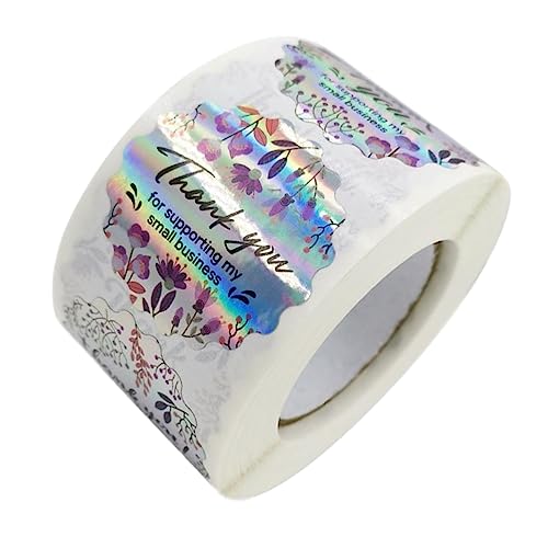 jojofuny Dankeschön Aufkleber Rolle Selbstklebende Verpackungsetiketten mit Regenbogen Blumenmotiv Stabile Haftung zum Versiegeln von und Papierverpackungen Pack jojofuny Dankeschön Aufkleber Rolle Selbstklebende Verpackungsetiketten mit Regenbogen Blumenmotiv Stabile Haftung zum Versiegeln von und Papierverpackungen Pack von jojofuny