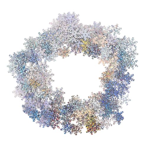 jojofuny Dekorationsmaterialien Mit Pailletten Schneeflocken-tischdekoration Weihnachtskonfetti Schillernde Schneeflocken Glitzernde Weihnachten Holographische Schneeflocken Silver Plastik jojofuny Dekorationsmaterialien Mit Pailletten Schneeflocken-tischdekoration Weihnachtskonfetti Schillernde Schneeflocken Glitzernde Weihnachten Holographische Schneeflocken Silver Plastik von jojofuny