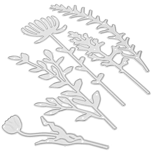 jojofuny Dekorative Papierstanzformen Zum Herstellen Von Kartenausschnitten Party Blätter Schablone Blumenmuster Handarbeitswerkzeug Scrapbook Stanzform Stanzformen von jojofuny