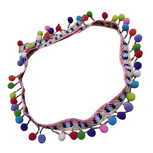 jojofuny Dekorative Pom Pom für Diy Farbige Fransenborte für Kleidung und Vorhänge Hochwertige Ethno Bastelmaterialien Große Bommel jojofuny Dekorative Pom Pom für Diy Farbige Fransenborte für Kleidung und Vorhänge Hochwertige Ethno Bastelmaterialien Große Bommel von jojofuny