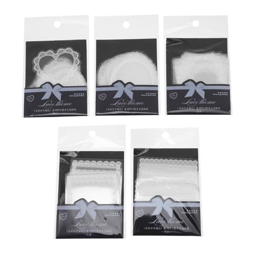 jojofuny Dekorative Scrapbooking Aufkleber mit Hübschem Spitzenmuster Selbstklebend für Tagebücher Fotoalben und Diy Projekte Hochwertige Papiermaterialien Aufkleber pro Packung jojofuny Dekorative Scrapbooking Aufkleber mit Hübschem Spitzenmuster Selbstklebend für Tagebücher Fotoalben und Diy Projekte Hochwertige Papiermaterialien Aufkleber pro Packung von jojofuny