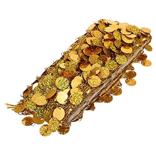 jojofuny Dekorativer Paillettenbesatz für Diy Kleidung Multifunktionales Glitzerband für Kreative Handarbeiten Yards für Vorhänge und Kostüme jojofuny Dekorativer Paillettenbesatz für Diy Kleidung Multifunktionales Glitzerband für Kreative Handarbeiten Yards für Vorhänge und Kostüme von jojofuny