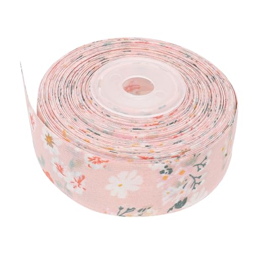 jojofuny Dekoratives Chiffon Geschenkband Leichtes Vielseitiges Verpackungsband für DIY Geschenke Broschen Schleifen Zartes Blumenmuster Einfach Lagern von jojofuny