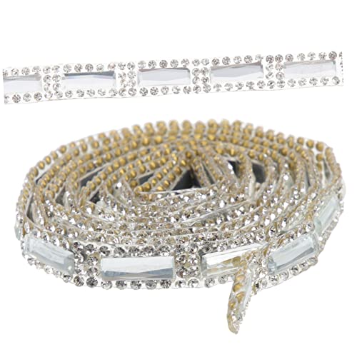 jojofuny Dekoratives Strassband Breit Heißklebend Zuschneidbares Kleidungsband für Hochzeit Kostüme Taschen Schuhe Geschenkverpackung Vielseitige Schmuckverzierung jojofuny Dekoratives Strassband Breit Heißklebend Zuschneidbares Kleidungsband für Hochzeit Kostüme Taschen Schuhe Geschenkverpackung Vielseitige Schmuckverzierung von jojofuny