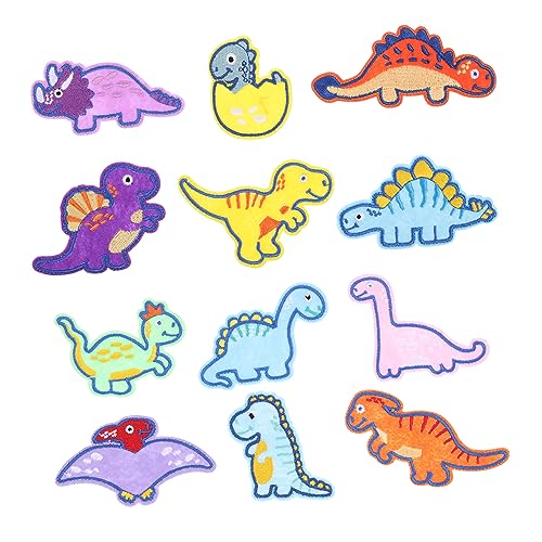 jojofuny Dinosaurier Stoffaufnäher Teilig Applikationen für Kleidung Rucksäcke und Diy Projekte Leicht Aufzubügeln für Kinderbekleidung und Dekoration jojofuny Dinosaurier Stoffaufnäher Teilig Applikationen für Kleidung Rucksäcke und Diy Projekte Leicht Aufzubügeln für Kinderbekleidung und Dekoration von jojofuny