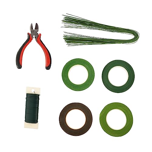 jojofuny Diy Blumenarrangement Werkzeugset Teiliges Kit mit Blumendrahtschneider Blumenband und Floralen Klebebändern für Kreative Blumenarrangements Hochzeitssträuße und Bastelarbeiten von jojofuny