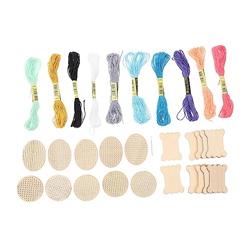 jojofuny Diy Cross Stitch Holzscheiben Teilig Runde Holzanhänger Langlebige Holzmaterialien für Kreative Kreuzstich Anhänger Leicht und Kompakt für Handgemachte Dekorationen und Geschenke jojofuny Diy Cross Stitch Holzscheiben Teilig Runde Holzanhänger Langlebige Holzmaterialien für Kreative Kreuzstich Anhänger Leicht und Kompakt für Handgemachte Dekorationen und Geschenke von jojofuny