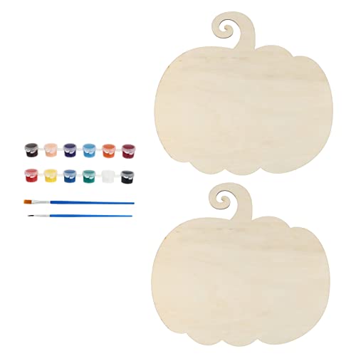 jojofuny Diy Holzplatten Set für Halloween Dekorationen mit Weißen Kürbis Holzplatten und Farben für Kreative Kinderaktivitäten für Partys und Feste jojofuny Diy Holzplatten Set für Halloween Dekorationen mit Weißen Kürbis Holzplatten und Farben für Kreative Kinderaktivitäten für Partys und Feste von jojofuny