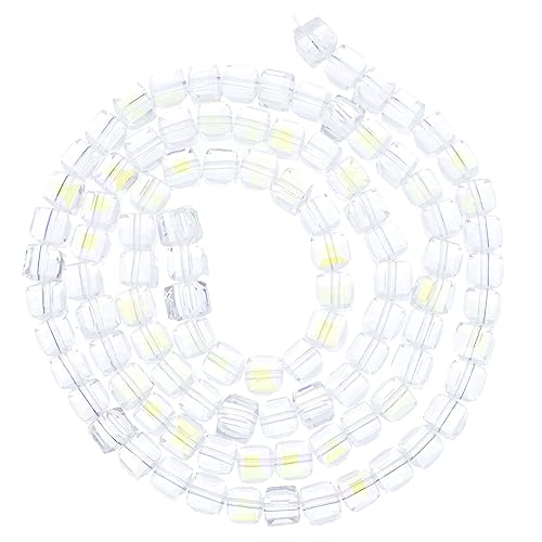jojofuny Diy Quadratperlen Farbige Glasperlen für Schmuckherstellung Handwerksbedarf für Armbänder pro Schnur für Projekte jojofuny Diy Quadratperlen Farbige Glasperlen für Schmuckherstellung Handwerksbedarf für Armbänder pro Schnur für Projekte von jojofuny